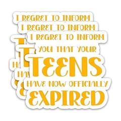 Your Teens Have Now Officially Expired
