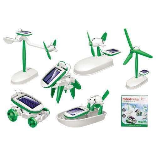 EYESIGN STEM 6-in-1 Solar Educational Robot Kit Toys – Powered by The Solar Energy – DIY Build Kit Building Science Project Experiment Kit – for Kids, Children & Girls EYESIGN STEM 6-in-1 Solar Educational Robot Kit Toys – Powered by The Solar Energy – DIY Build Kit Building Science Project Experiment Kit – for Kids, Children & Girls