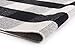 Buffalo Check Rug Woven Farmhouse Kitchen Rug with Anti Slip Mat Black White Buffalo Plaid Rug Washable Checkered Cotton Mat Porch Area Rug for Outdoor Patio Decor,23.6