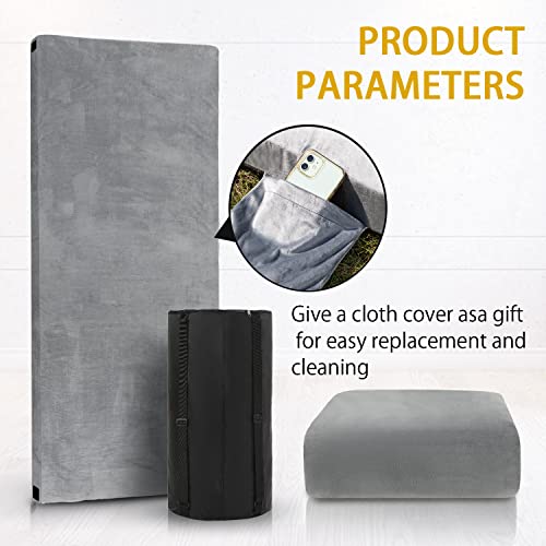 Memory Foam isomatte Camping,Tragbare aufrollbare Auto-Campingmatratze und Bodenmatratze,Kinderbettmatratze Gästebett für Übernachtung.Mit 2 Wasserdichten Hüllen und Reisetasche - Image 6