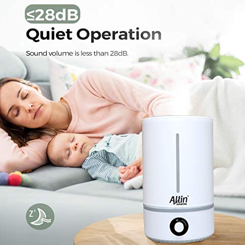 Image of Allin Exporters Ultrasonic Humidifier Cool Mist Air Purifier for Dryness, Cold & Cough Large Capacity (1 Year Warranty) (6.8L)
