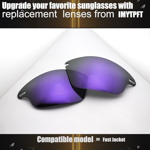 Verres polarisés violets Oakleys Fast Jacket lot de 3 rechanges taille unique