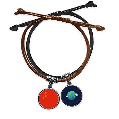 Pulsera de China ajustable de cuerda de mano que no irrita la piel