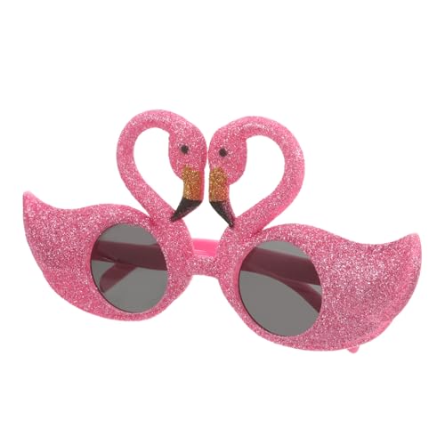 Didiseaon Flamingo Party Glasses Hawaiian Sunglasses for Beach Theme Party Decorations