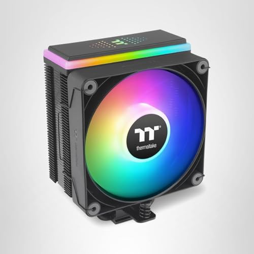 Thermaltake ASTRIA 200 ARGB CPU Cooler, Compatible with Latest Intel LGA 1851/1700 and AMD AM5 CPU, Single Tower, 210W TDP Cooling Power, CL-P119-AL12SW-A - Image 7
