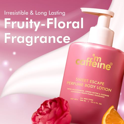 Image of mCaffeine Perfume Body Lotion Trio |Sweet Escape, Summer Breeze & By The Blues Body Lotion (900 ml)