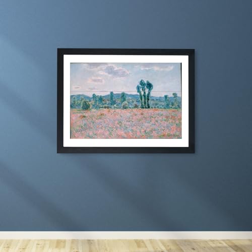 Claude Monet Champ de coquelicots grande affiche encadrée Spiffing Prints - 5