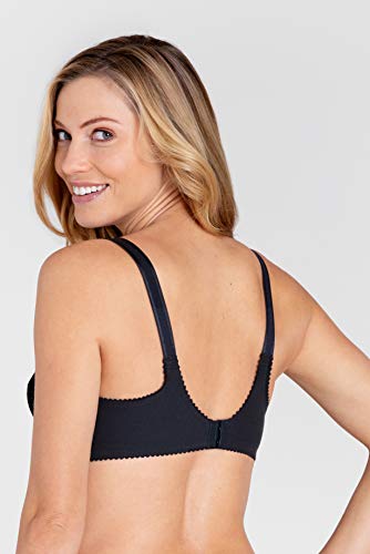 Miss Mary of Sweden Cotton Dots Womens Non-Wired Supportive Bra with Pattern3