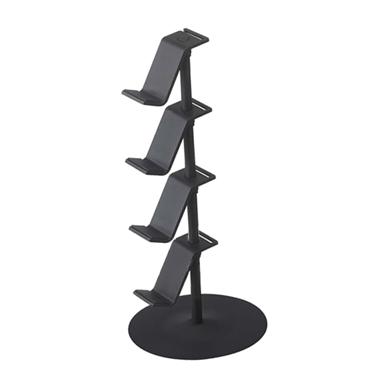4 Tier Game Controller Stand PC Accessories Universal Organizer Rack Desktop Black | Mounts & Stands-image-23