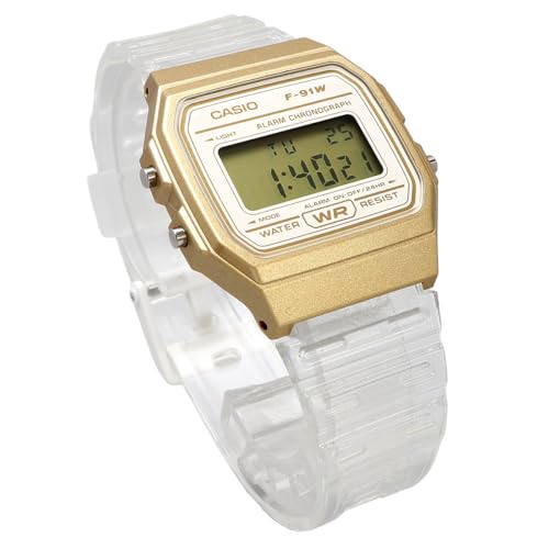 [カシオ] CASIO デジタル 腕時計 クオーツ F-91WS-7A2 ユニセックス チープカシオ ゴールド×クリア [並行輸入品] 商品画像5