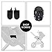 hauck Babyschalen Adapter für Kinderwagen Walk N Care und hauck Schale Comfort Fix oder Select Baby, Schnelle Befestigung, 1 Paar, Schwarz, 37585