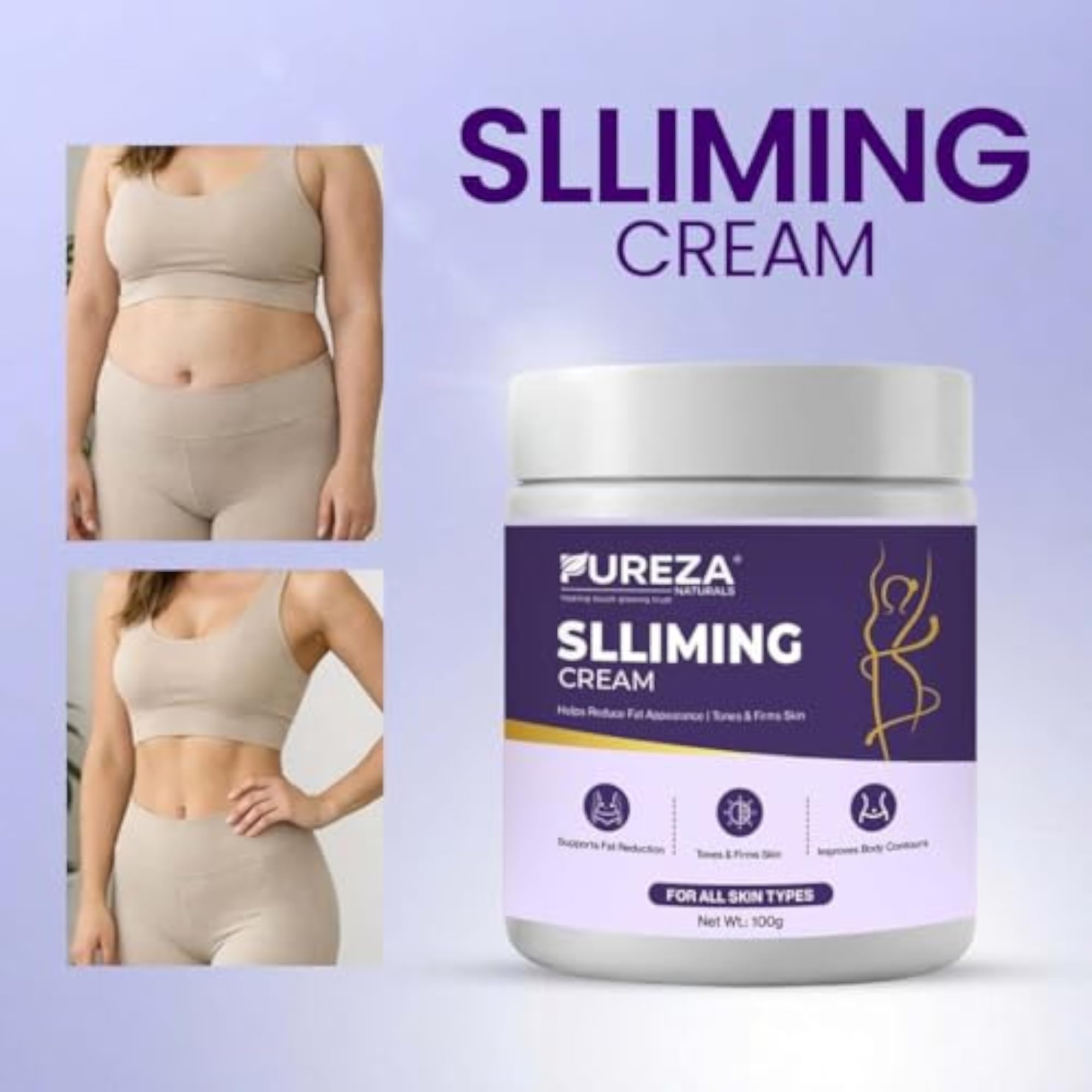 Slimming Cream 100g, Body Toning & Firming