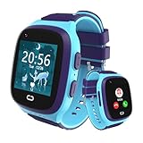 4G Smart Watch for Kids | GPS Watch for Kids with One-Key SOS, Voice/Video Call, Game, Camera, Pedometer, Alarm, School Mode, HD Touch Screen Kid GPS Tracker Watches Age 6-15
