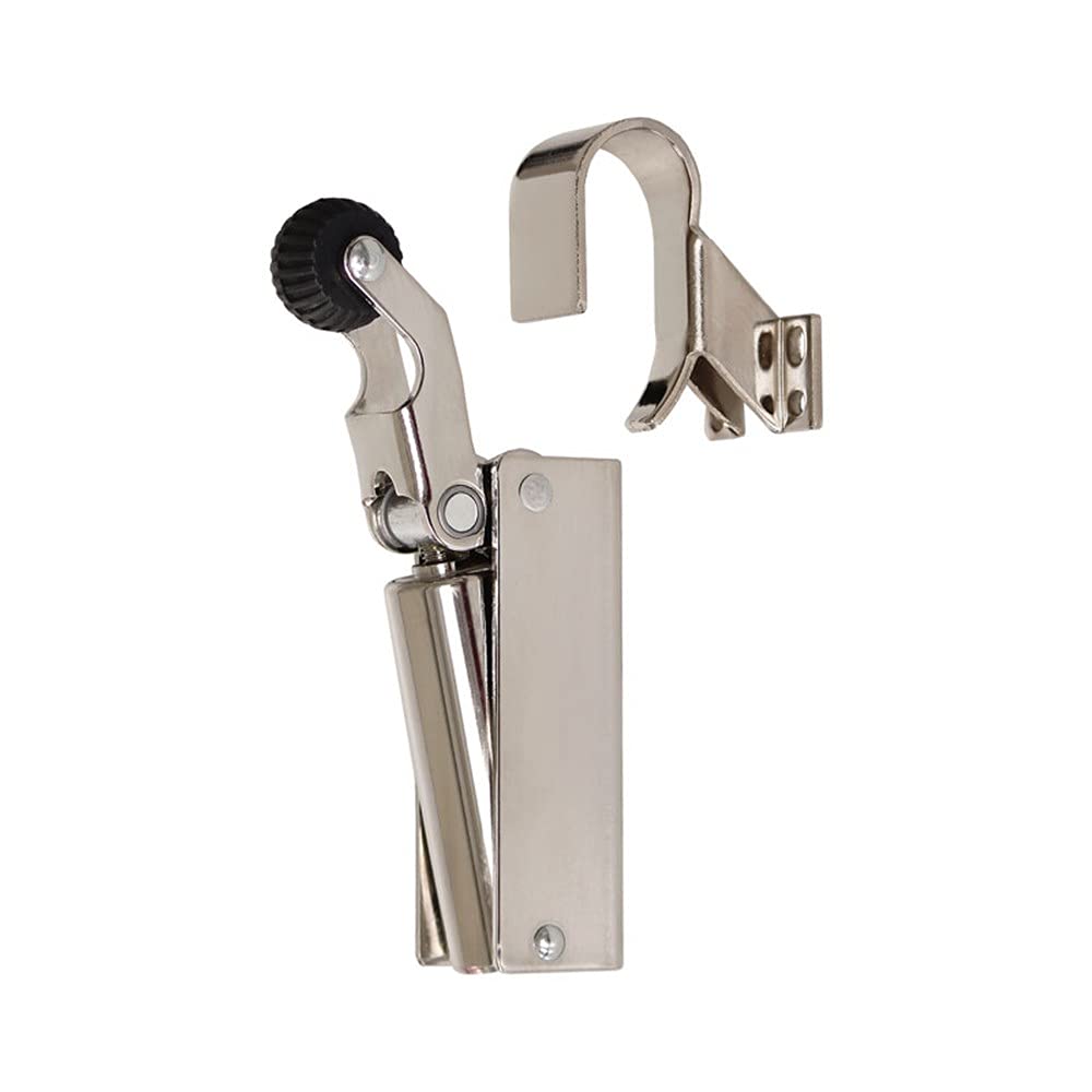 Dictator door closer 1000 nickel with hook 1009