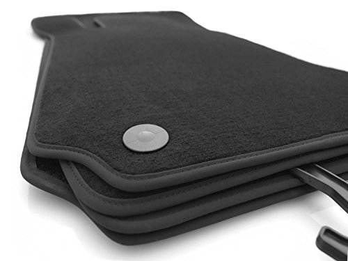 Tapis de sol pour mercedes classe c w204 s204 original tapis de qualité velours 4 parties noir