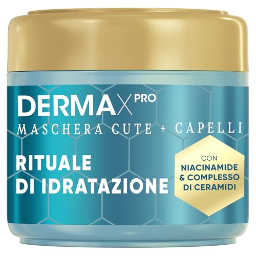 Head & Shoulders DermaXPro Rituale Idratante Maschera Per Cuoio Capelluto E Capelli 300ml Con Massaggiatore Per Cuoio Capelluto Per Capelli Secchi. Idrata Cuoio Capelluto E Capelli