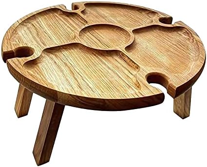Adiya Folding Picnic Table For Outdoor Area, Wooden Portable, Picnic Table, Mini Folding Table, For Outdoor Garden Outdoors Picnic Camping Travel Beach Beetic