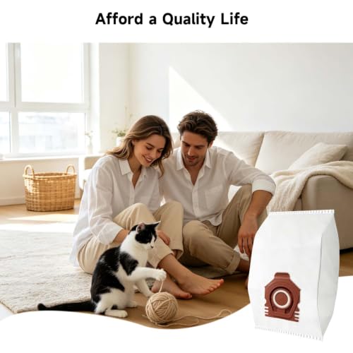Image of WAIKAS Dust Bags for Miele Robot Vacuum Cleaner (Guard S1 /L1 & M1), 16-Pack