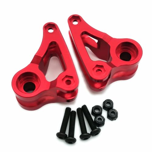 Sostituisce: 5358(posteriore) 2pcs Alluminio Posteriore Rocker Braccio Progressive-2 (90-T) Rosso per Traxxas Revo E-Revo 2.0 vxl Summit Slayer Pro4X4 5358