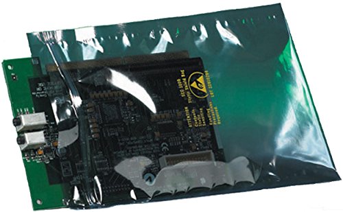 Image of 5 inch x 10 inch Reclosable Static Shielding Bags, 50-Pack (xSTC352-50)