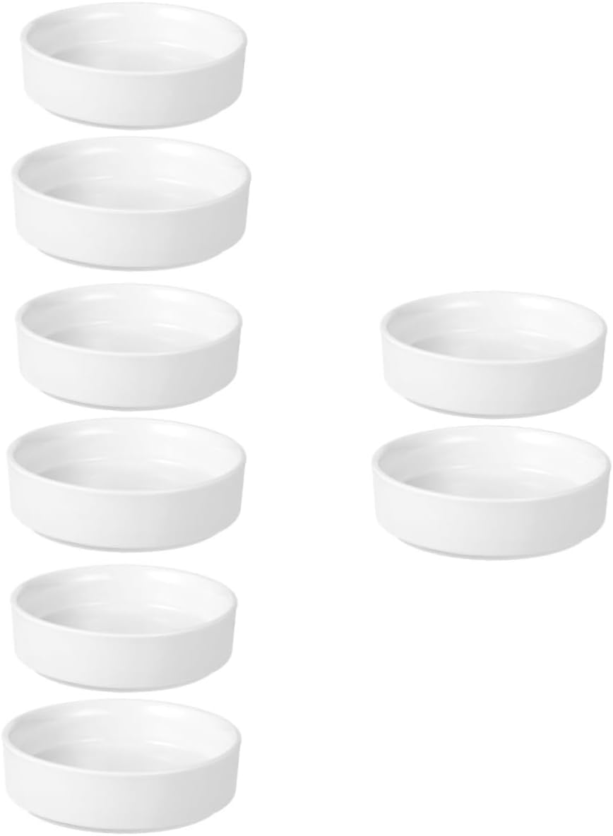 BESPORTBLE 8pcs Ceramic Plant Saucer Trays for Potted Plants Drip Trays for Use for Flower Pots Collects Excess Pot Styles