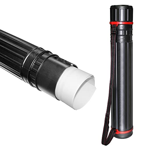 Poster Tube Black Telescoping Drafting Tube Drawings Documents Tube Storage Extendable Artwork Tubes #TOP6