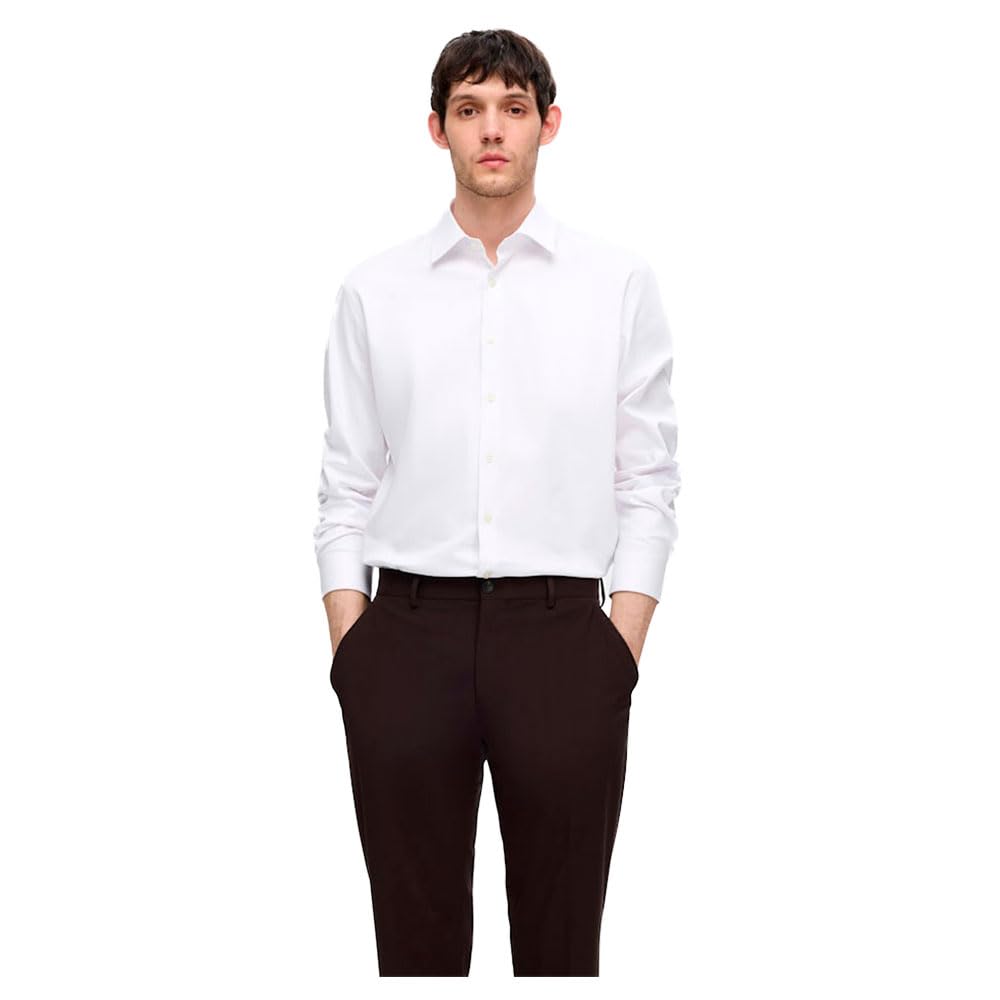 Selected Homme Herren Slhslim-Performance Shirt Ls Noos Hemd