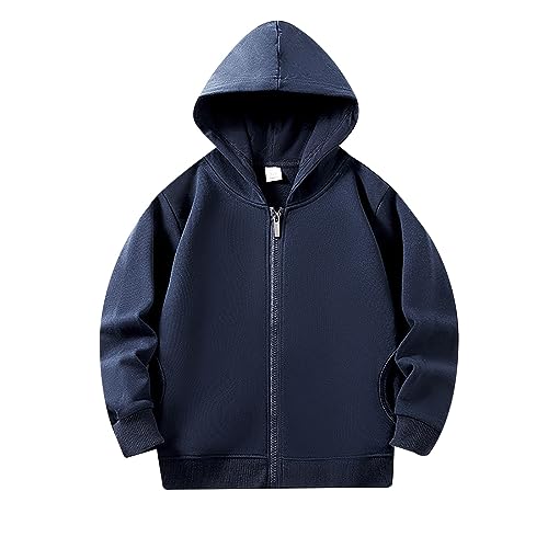 Sweat à capuche enfant fermeture éclair veste douce avec poche pratique