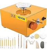 VEVOR 30W Ceramic Wheel Adjustable Speed Clay Machines Electric Sculpting Kits with 3 Turntables ...
