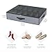 Onlyeasy Large Under Bed Shoe Organizer (6 to 12 Pairs x 2) - Underbed Shoes Closet Storage Solution with Metal Zipper and 2 Handles, Breathable, 29.3