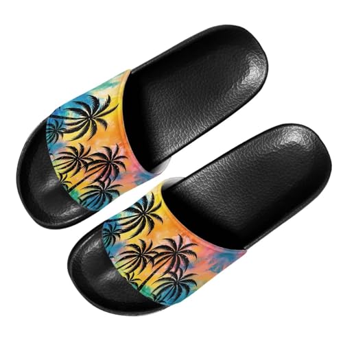 Image of Open Toe Slippers for Women Rubber Slides Womens Sandal Slippers