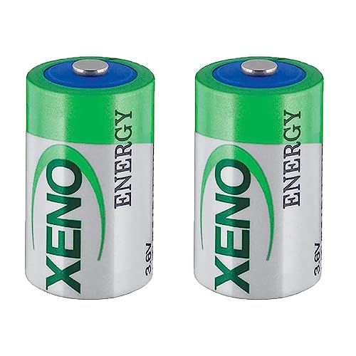QULONG (2����) XLP-050F 3.6V 1200MAH XL-050F 1/2AA ��[�d�����`�E���d�r ER14250 �x�r�[�A���[�� E-202 �����p