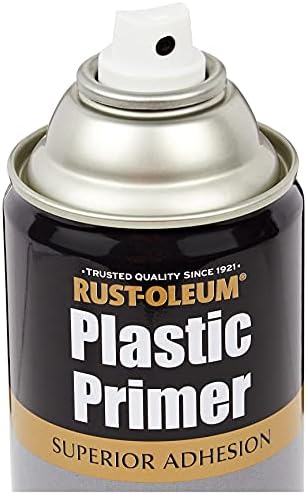 Rust-Oleum AE0030003E8 400ml Plastic Primer Spray Paint-White, 400 ml (Pack of 1)