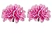 DreamLily Women's Girl Bridal Lily Crystal Hair Flower Clip Barrette for Wedding Party