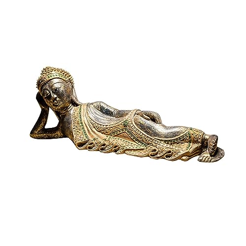 Bouddha de méditation pour décoration de maison et bureau zen thaïlande