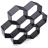 Hanyzcin Molde de Pavimento de Jardín, 1 Unid Molde de Path Maker Reutilizable DIY Camino Caminata Fabricante Concreto Escalonamiento Piedra Molde para Patio (30 * 30 cm)