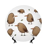 Matériau de haute qualité : céramique, l'assiette décorative en céramique avec des motifs variés est belle et unique. Ces assiettes décoratives en porcelaine anglaise sont conçues avec une impression artistique et méritent d'être partagées avec vos amis pour montrer votre personnalité.