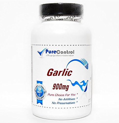 Garlic 900mg // 200 Capsules // Pure // by PureControl Supplements