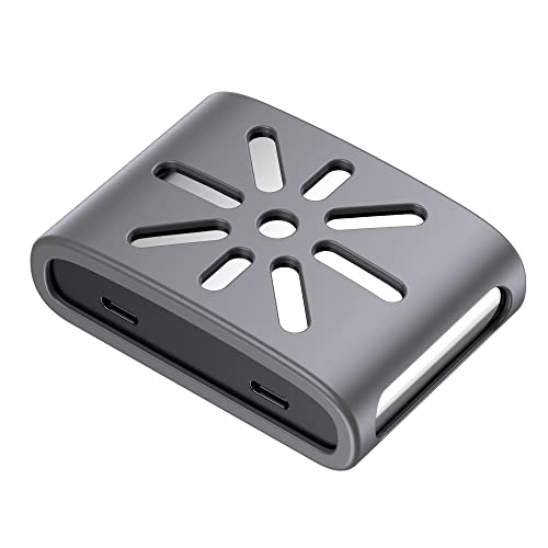 USBエクステンダー、4ポート最大100W 2USB Cポート、最大30W 2 USB Aポートアダプタースプリッター、ラップトップドッキングステーション、タイプCポートハブマルチポートアダプタードックDC電源充電器。（Amazon）