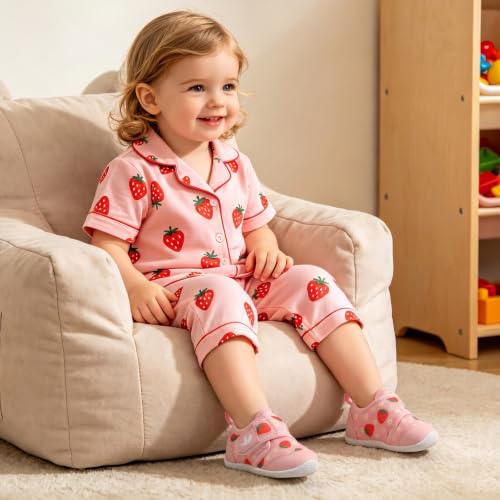 Image of FEETCITY Baby First Walking Shoes Boys Girls Infant Crib Shoes Breathable