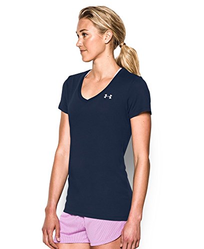 Image of Under Armour Womens Tech V-Neck Short-Sleeve T-Shirt