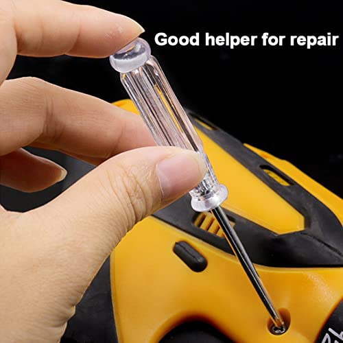 Portable Screwdriver Phillips And Flat Head Tips Home Appliances Repair Tool (Cross) #TOP6