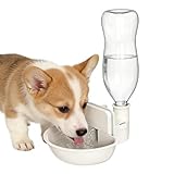 Shakven Dog Water Bottle,Leakproof Space-Saving Pet Drinking Feeder - Water Dispenser for Dogs | for Cat Ferret Hamsters Squirrel Hedgehog Bunny Rabbits Chinchilla