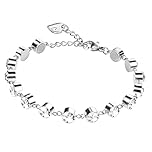 JEROOT Bracelet magnétique pour femme, bracelet amincissant en acier titane