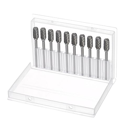 10 Puntas Rotatorias de Carburo HARFINGTON 3mm x 6mm miniatura 6