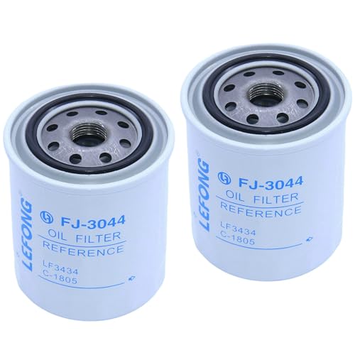 2 Pcs LEFONG FJ-3044 Hydraulic Oil Filter Replaces HHK70-14073, HHK70-14070, K7561-14070, K7561-14073, HHK72-14080, HHK20-36990, WL10013 Fits Kubota B RTV ZD ZG Models L3301h L3400hst L3700su Tractors -  47671640, HHK70-14070