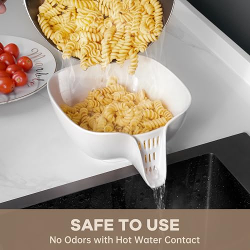 61% Off NiHome Ceramic Food Strainer with Drain Spout