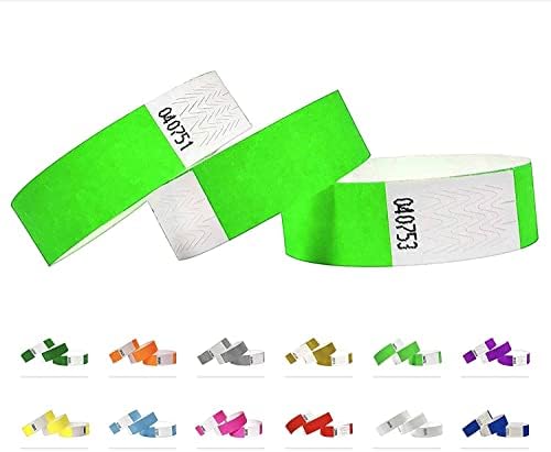 500 Braccialetti Tyvek Neon Viola - Per Festival E Eventi | Anti-Acqua E Sicuri - Foto 6
