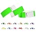 Tyvek Wristbands - 500 Pack - Neon Green - 3/4" Tyvek Wristbands for Events
