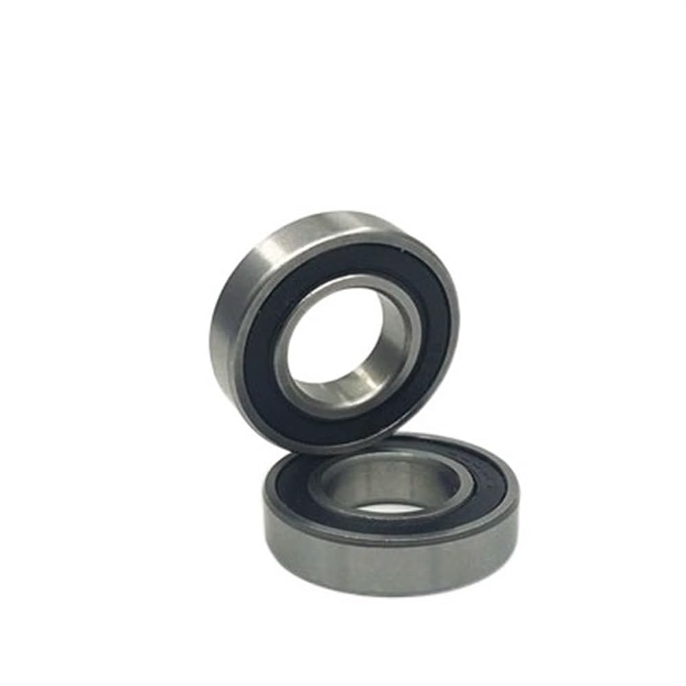 DUKUTS 2 Pcs 6000 2RS 10X26X8 Mm Keramik Hibrida Bantalan Bola Dalam Alur SI3N4 Bola 6000RS 10 * 26 * 8 Mm untuk Sepeda Bagian